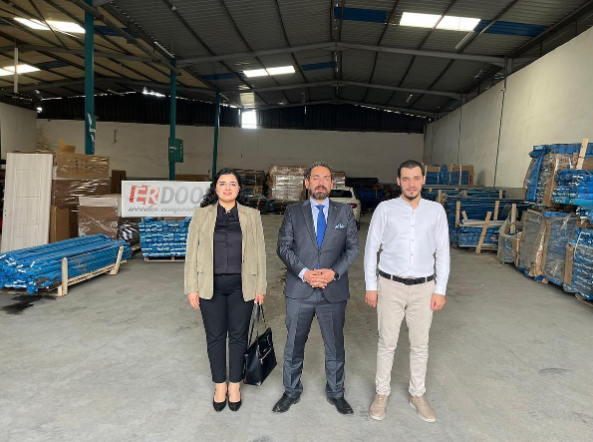 Ergunbas Group, T.C. Ticaret Müşaviri'ni Fas, Kazablanka Deposunda Ağırladı.